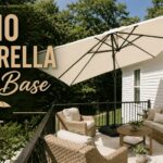 patio umbrella with base