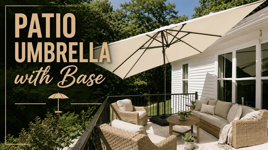 Patio Umbrella With Base: How to Choose the Right Setup